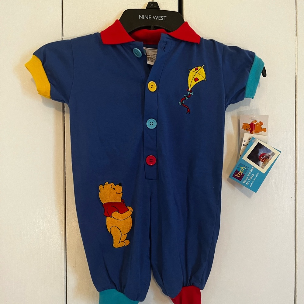 Disney Kids One Piece - Blue with Red and Yellow Accents